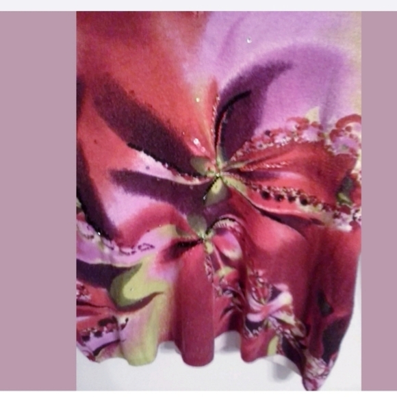 Astrid Embellished V-Neck Sweater...L - Picture 2 of 4